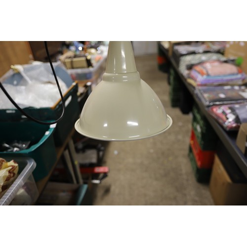 232 - Box of modern light shades - to be installed by a qualified electrician