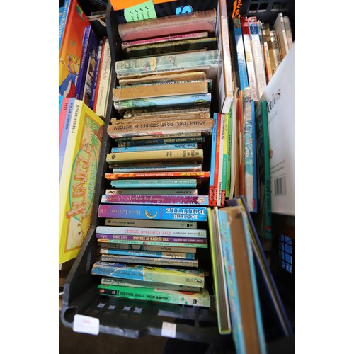 306 - 3 boxes of various vintage children's books
