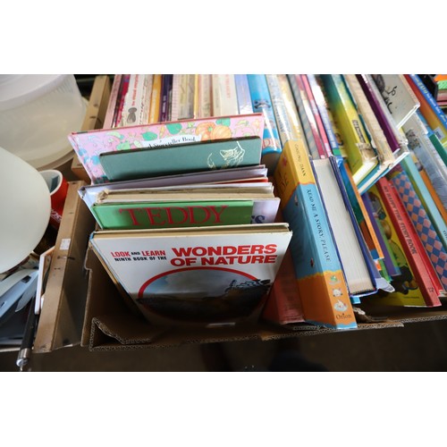 306 - 3 boxes of various vintage children's books
