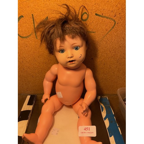 451 - Antique doll by Konig & Wernicke Germany (AF)