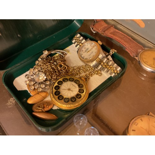 488 - Vintage watches, etc