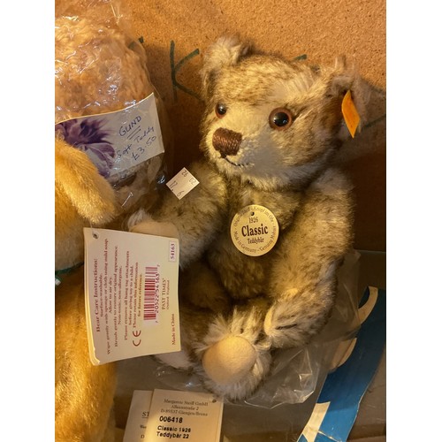 503 - Steiff teddy bear & 2 others