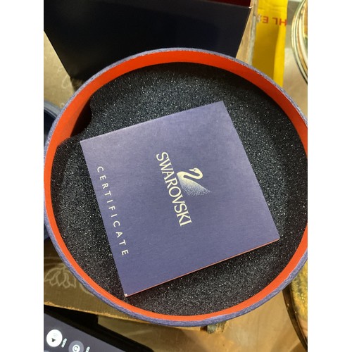 511 - Swarovski crystal boxed fish x2