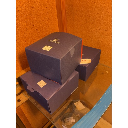 519 - Swarovski crystal - with you, brilliant butterfly, kris bear