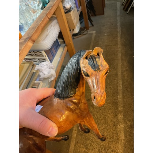 529 - Leather clad horse