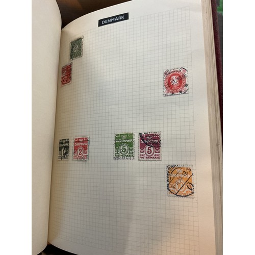 533 - Box, incl qty of stamps, few coins, etc