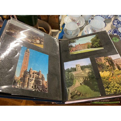 533 - Box, incl qty of stamps, few coins, etc