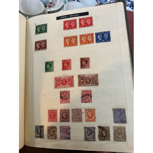 533 - Box, incl qty of stamps, few coins, etc