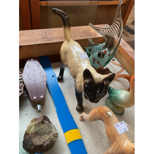 573 - Qty of various animal ornaments