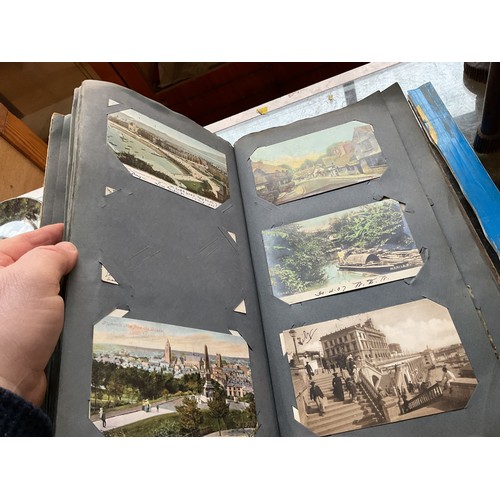 575 - 1890-1910 majority postcards in vintage/original album