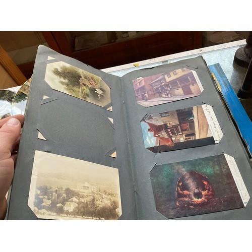 575 - 1890-1910 majority postcards in vintage/original album