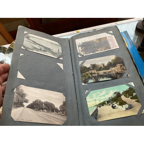 575 - 1890-1910 majority postcards in vintage/original album