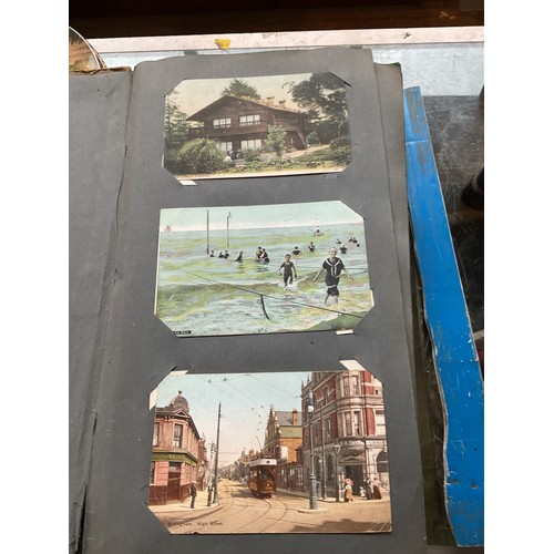 575 - 1890-1910 majority postcards in vintage/original album