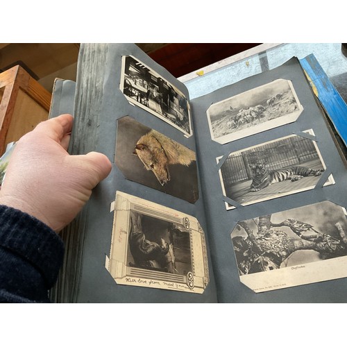 575 - 1890-1910 majority postcards in vintage/original album