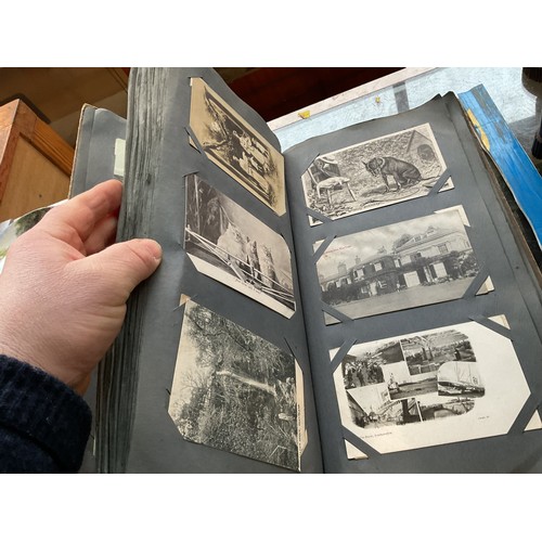 575 - 1890-1910 majority postcards in vintage/original album