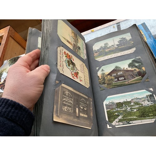 575 - 1890-1910 majority postcards in vintage/original album