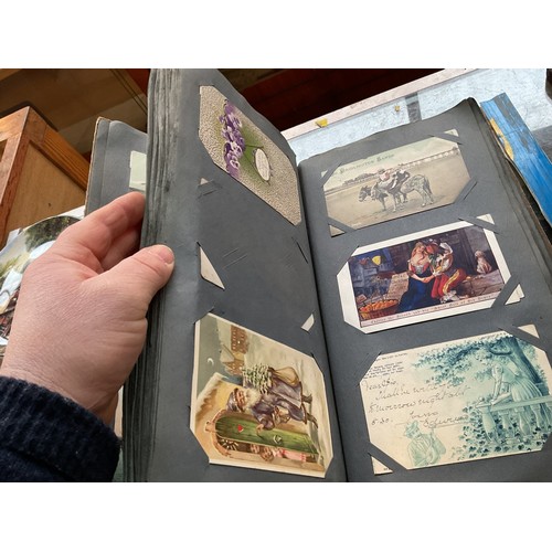 575 - 1890-1910 majority postcards in vintage/original album