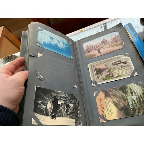 575 - 1890-1910 majority postcards in vintage/original album