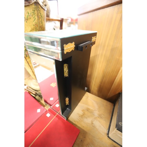 353 - Mirror jewellery box/cabinet 2 swing sides, 5 drawers & lift up top