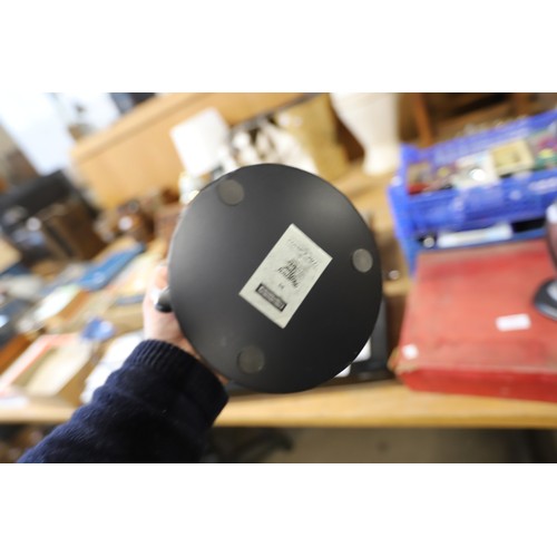 374 - Pair of silver coloured statues