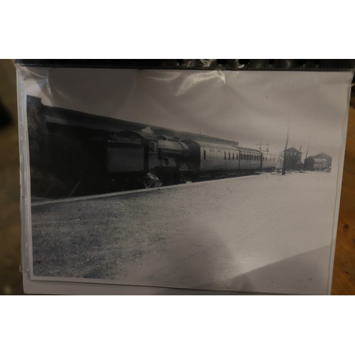 386 - Folder on local train & railways plus Norfolk ephemera