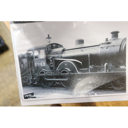 386 - Folder on local train & railways plus Norfolk ephemera