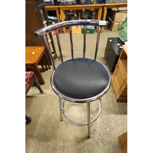 634 - Chrome bar stool
