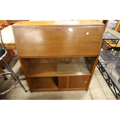 637 - Bureau display cupboard