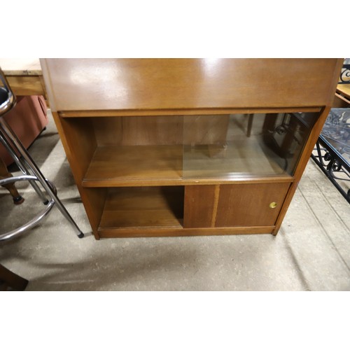 637 - Bureau display cupboard