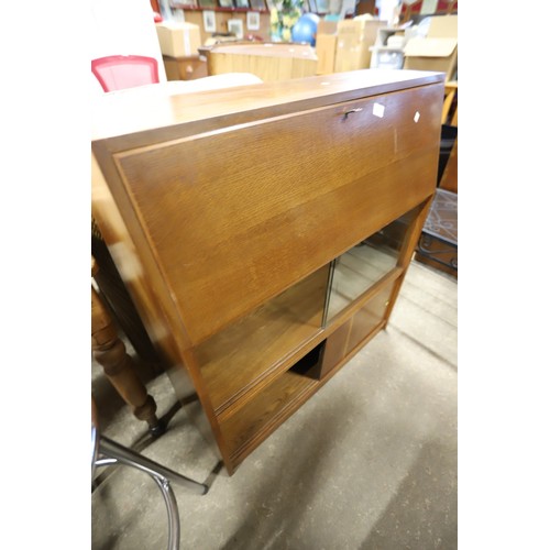 637 - Bureau display cupboard