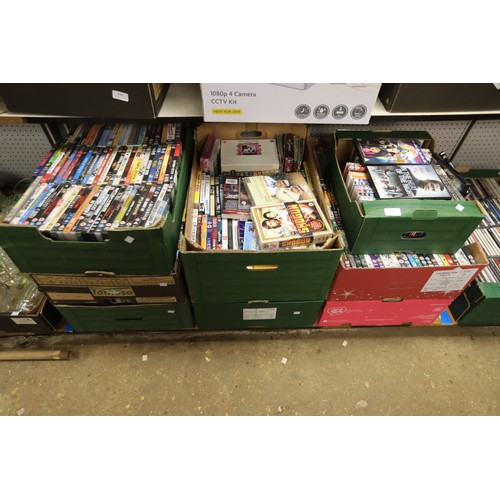 8 crates of DVDs/box sets - circa 550