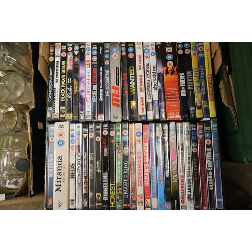 8 crates of DVDs/box sets - circa 550
