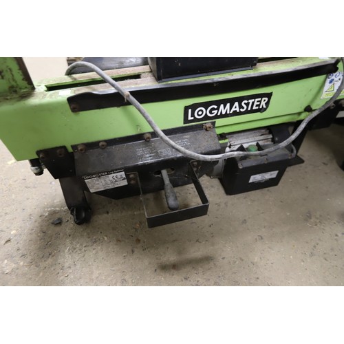 Log Master log splitter - warranted until 12 noon Tuesday following the ...