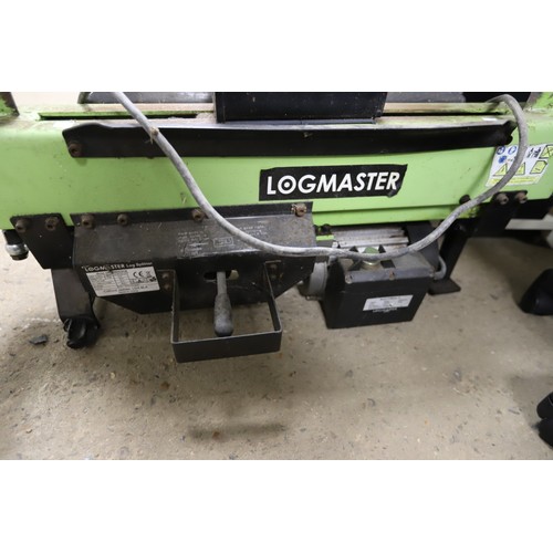 Log Master log splitter - warranted until 12 noon Tuesday following the ...