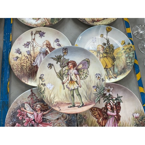 660 - 12 'the enchanted world of the flower fairies' Wedgwood display plates