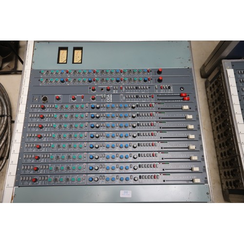 DDA D series analogue studio mixing console - sold as seen