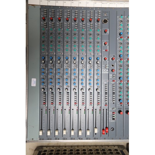 DDA D series analogue studio mixing console - sold as seen