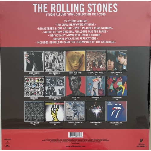 105 - THE ROLLING STONES - STUDIO ALBUMS VINYL COLLECTION 1971-2016 (2018 BOX SET - 602557974867) THE ROLL... 