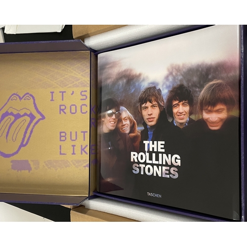 3 - THE ROLLING STONES - FULLY SIGNED 2014 TASCHEN XXL BOOK. A copy of the beautifully produced 2014 Tas... 