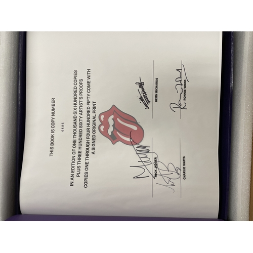 3 - THE ROLLING STONES - FULLY SIGNED 2014 TASCHEN XXL BOOK. A copy of the beautifully produced 2014 Tas... 