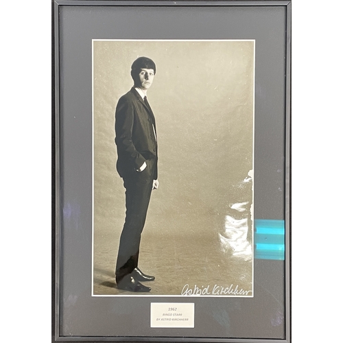 30 - THE BEATLES - RINGO STARR - VINTAGE PHOTO SIGNED BY ASTRID KIRCHHERR. An original and vintage photog... 