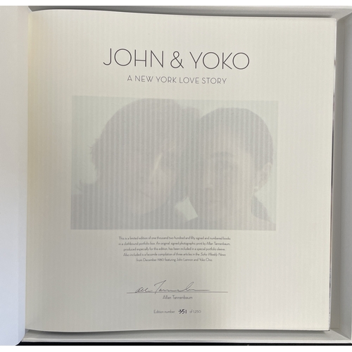 32 - THE BEATLES - JOHN AND YOKO - A NEW YORK LOVE STORY - LIMITED EDITION BOOK. A limited edition copy o... 