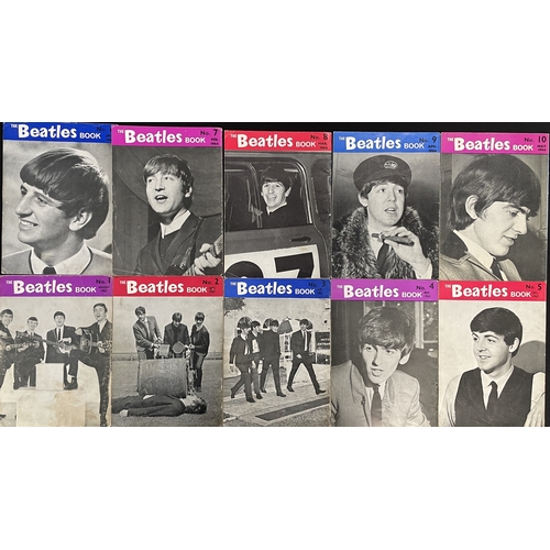 36 - THE BEATLES - BEATLES MONTHLY MAGAZINE ISSUES 1-10. Ten issues of The Beatles Monthly Book, from iss... 