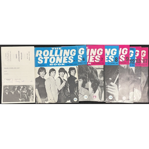 45 - THE ROLLING STONES - FAN CLUB MEMBERSHIP / STONES MONTHLY MAGS. An official Rolling Stones membershi... 