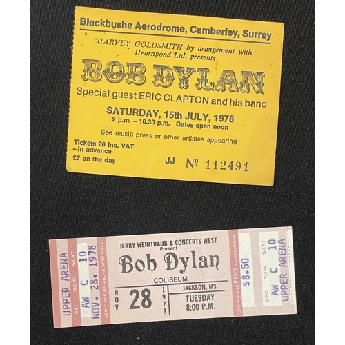 49 - BOB DYLAN / THE BYRDS - PROGRAMMES / TICKETS AND MEMORABILIA COLLECTION. Bob Dylan, Byrds memorabili... 