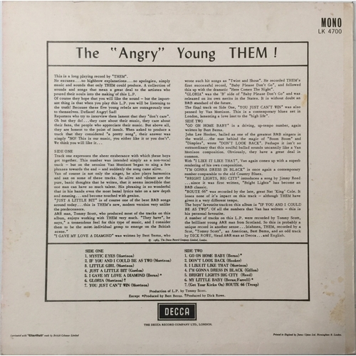 12 - THEM - THE ANGRY YOUNG THEM LP (UK MONO ORIGINAL - DECCA - LK.4700) THEM - THE ANGRY YOUNG THEM LP (... 