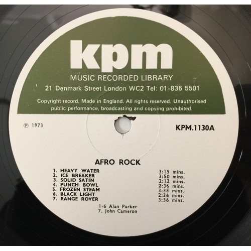 29 - ALAN PARKER / JOHN CAMERON - AFRO ROCK LP (KPM 1130 - UK ORIGINAL PRESSING) ALAN PARKER / JOHN CAMER... 