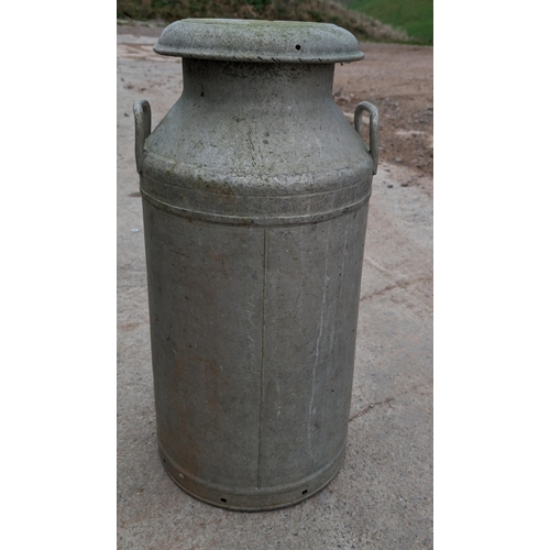 43A - Excellent Aluminium 10 Gallon Milk Churn - Ambrosia Ltd Lifton