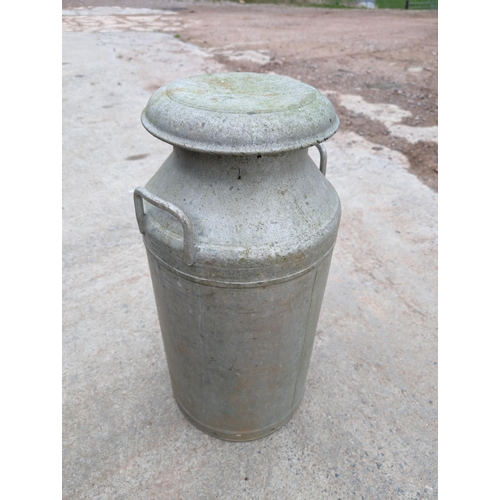 43A - Excellent Aluminium 10 Gallon Milk Churn - Ambrosia Ltd Lifton