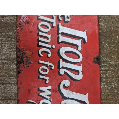 223B - Rare Iron Jelloids Enamelled Advertising Sign - Typical Age Related Wear But Overall Excellent Condi... 